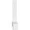 Ekena Millwork Bellingham Architectural Grade PVC Gable Bracket, 108"W x 40 1/2"H x 6"D x 6"F, 9/12 Pitch GBP108X41X0606BEL00 - alternate 5